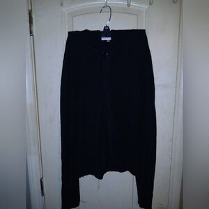 Black Zip-Up Cardigan